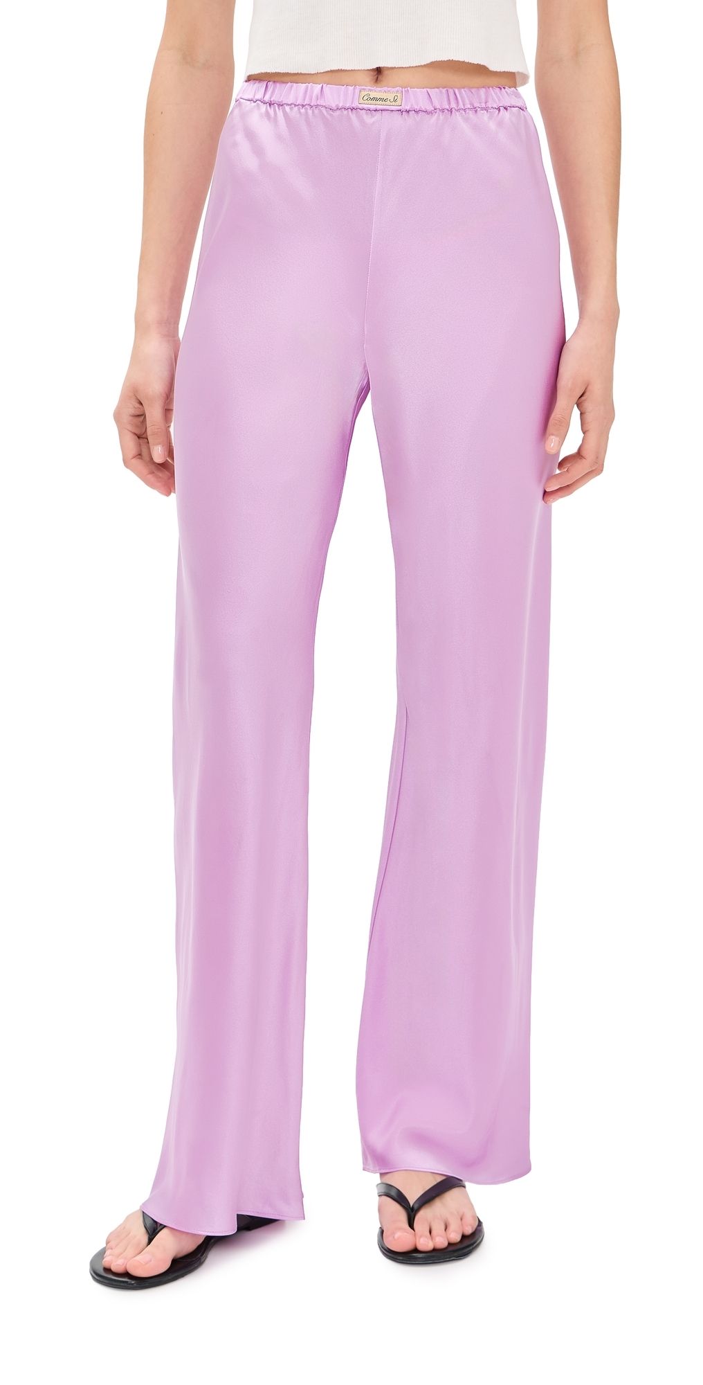 Comme Si Silk Bias Pants Dahlia S
