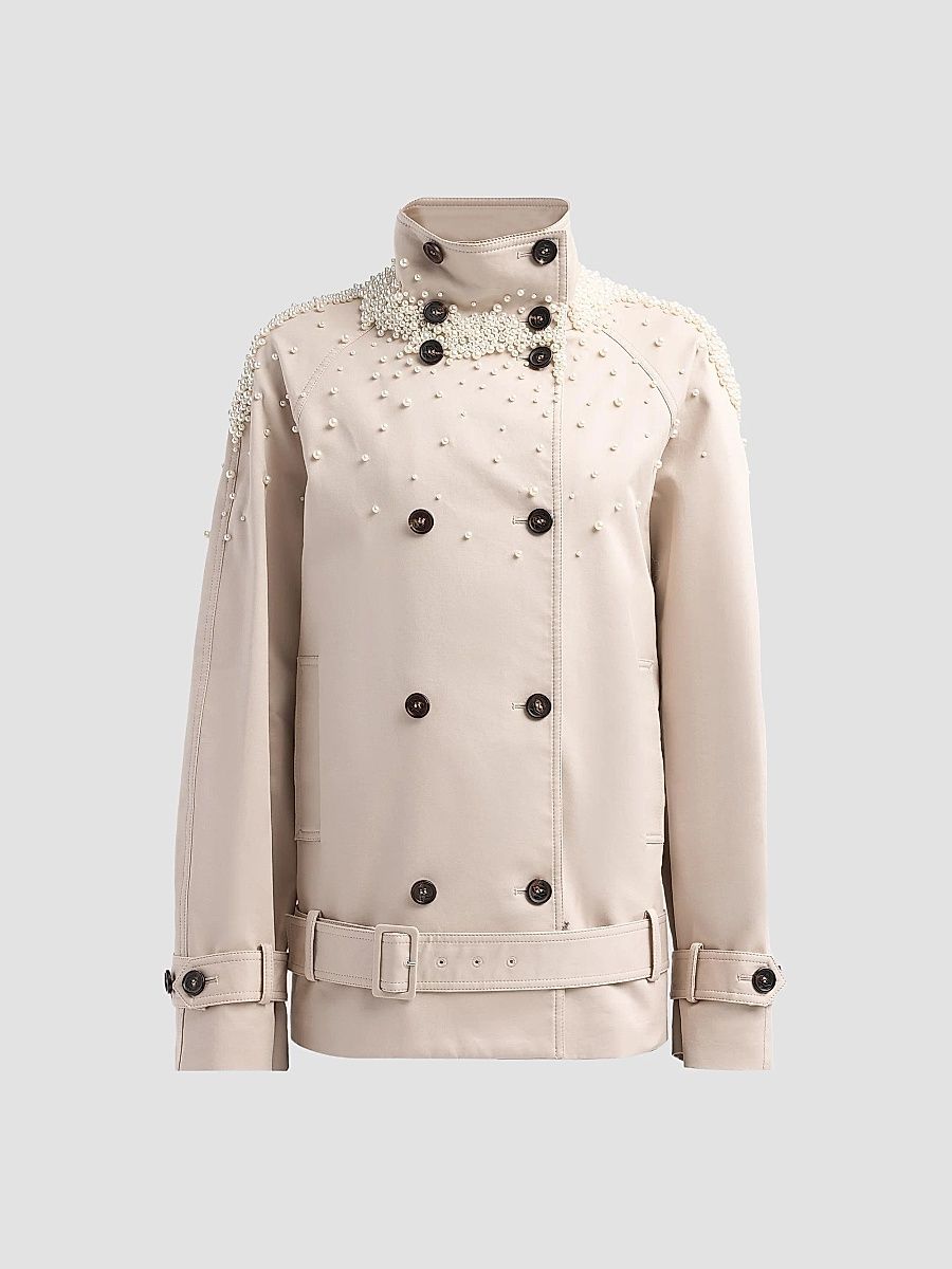 Women's Act II: The Fall Of Icarus Military Jacket - Beige - Size 8