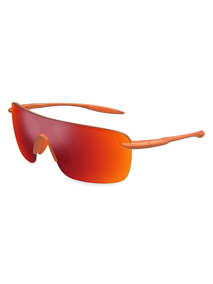 Men's Ekolu Palulu 99MM Shield Sunglasses - Orange
