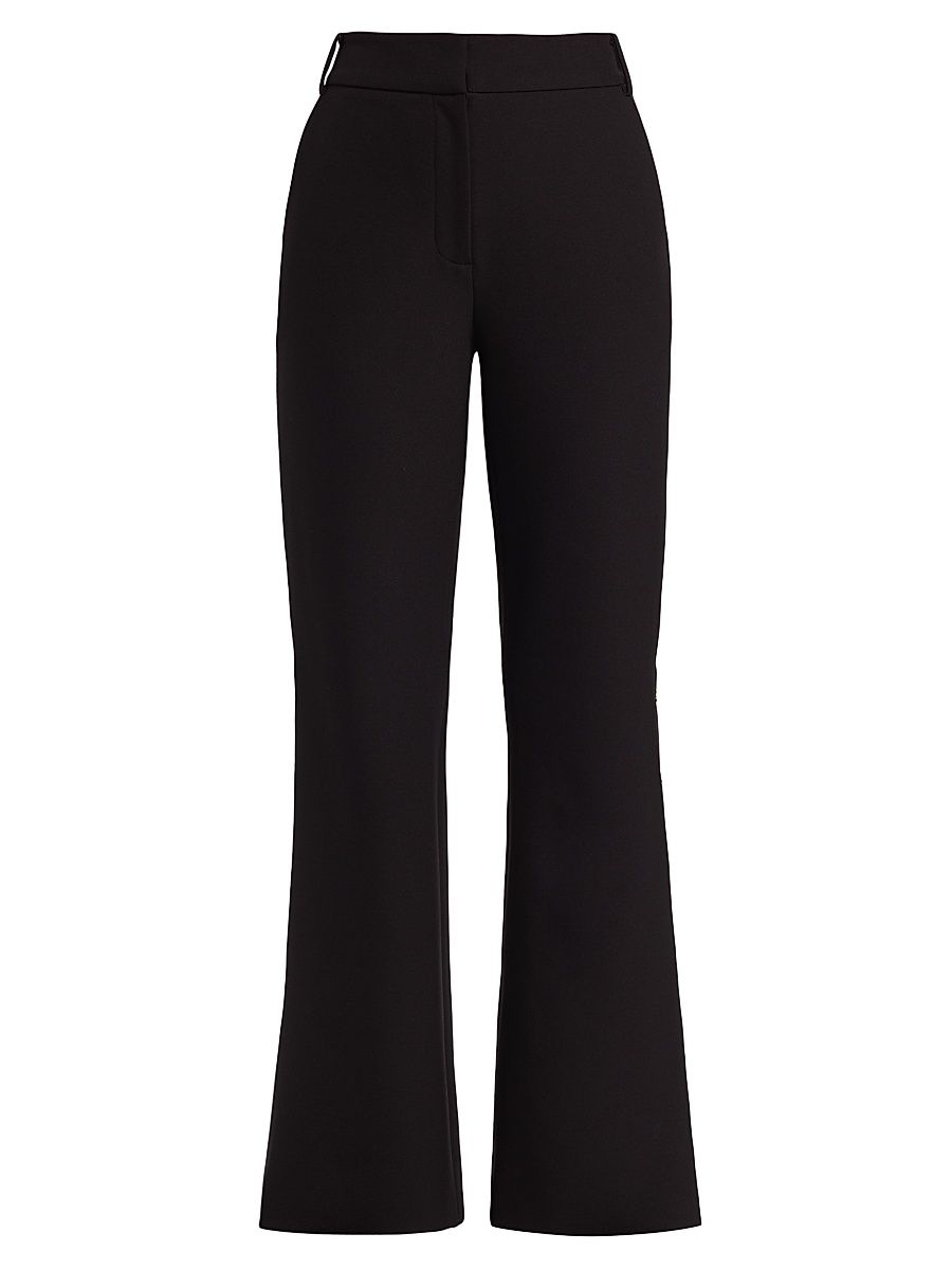 Women's Gracie Button-Detail Pants - Jet - Size 10