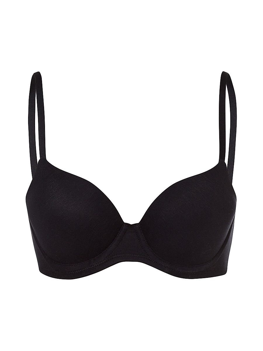 Women's Cotton Sensation T-Shirt Bra - Black - Size 38D