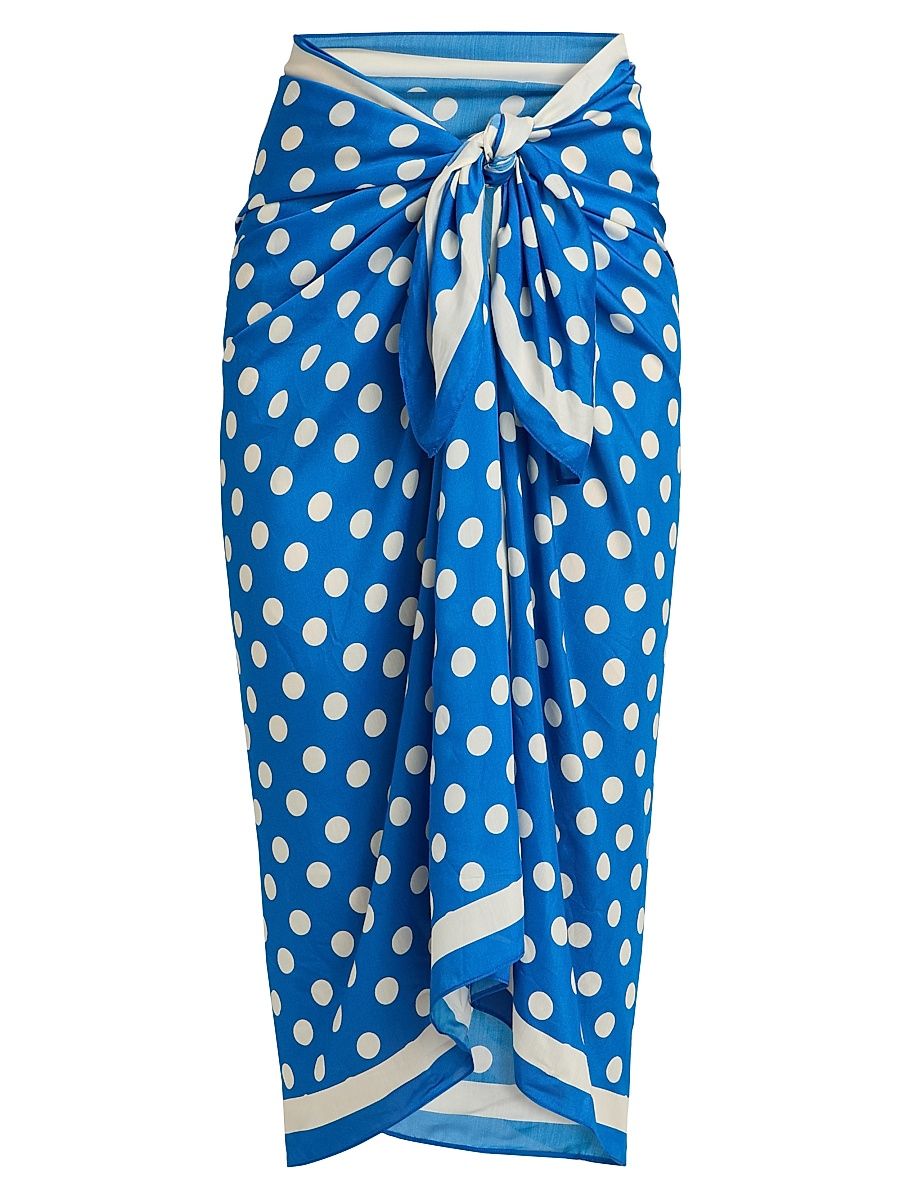 Women's The Long Reversible Pareo - Blue Stripe