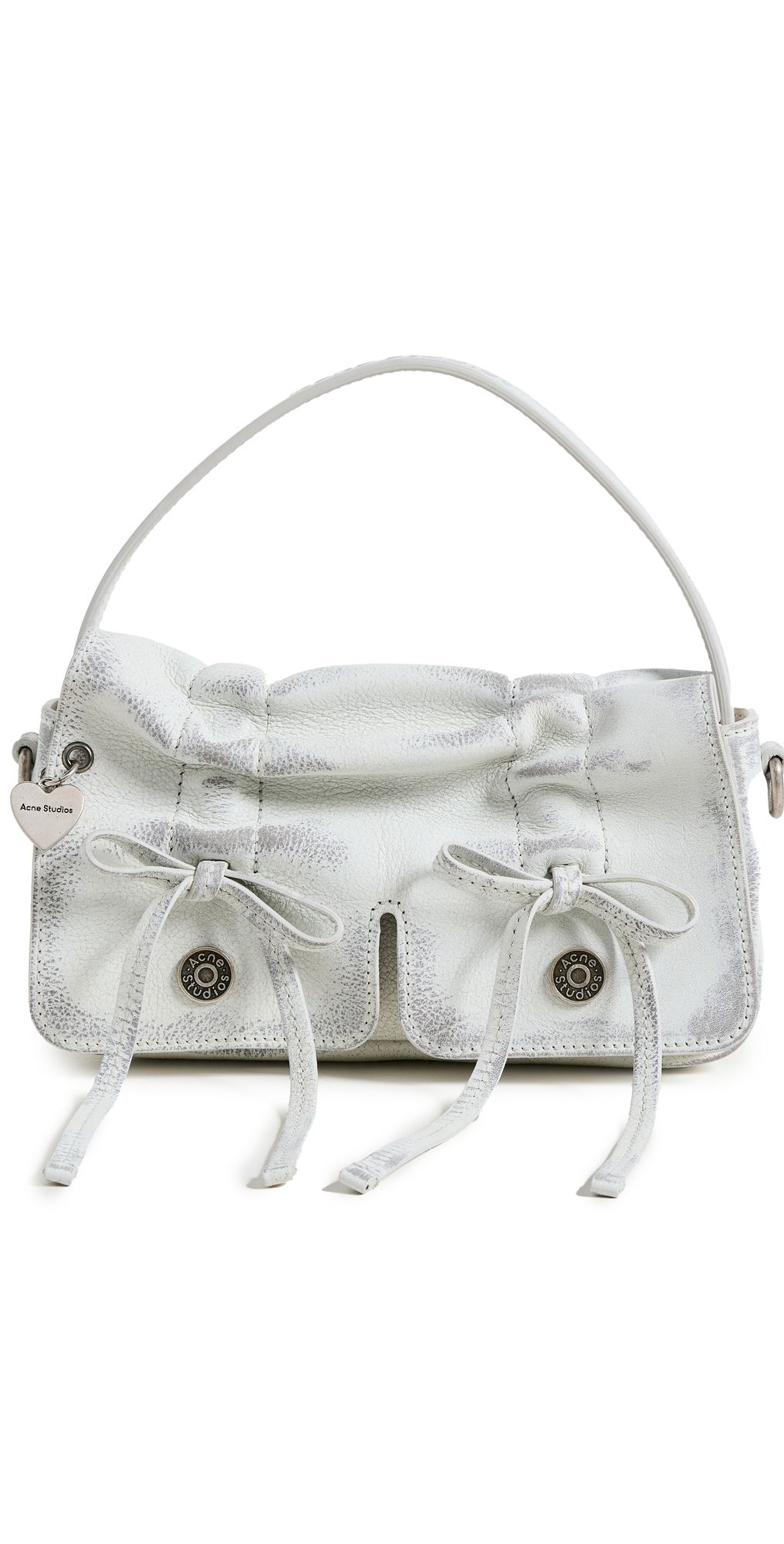 Acne Studios Multipocket Micro Vintage Bag White/Grey One Size