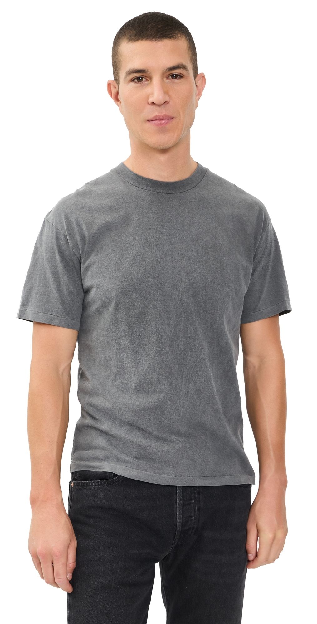 ASHER Noah Supima Tee Vintage Black XL