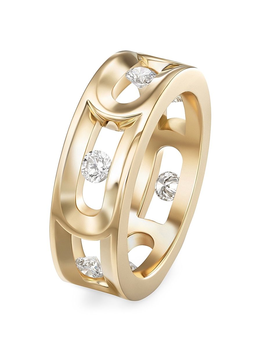 Women's Kira 18K Yellow Gold & 0.58 TCW Diamond Ring - Yellow Gold - Size 7