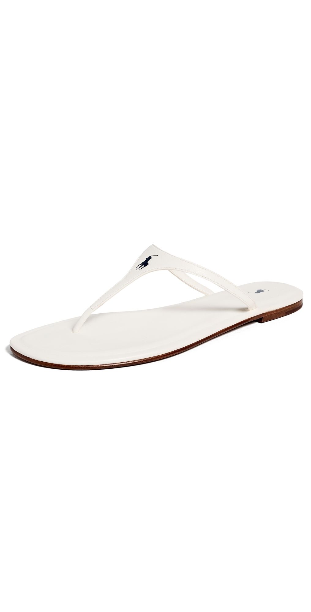 Polo Ralph Lauren Polo Play Thong Sandals White 7.5
