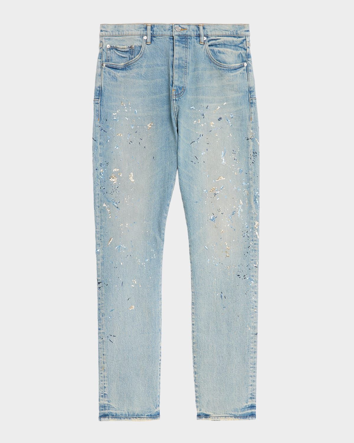 Men & apos;s P005 Sequin Splatter Paint Jeans
