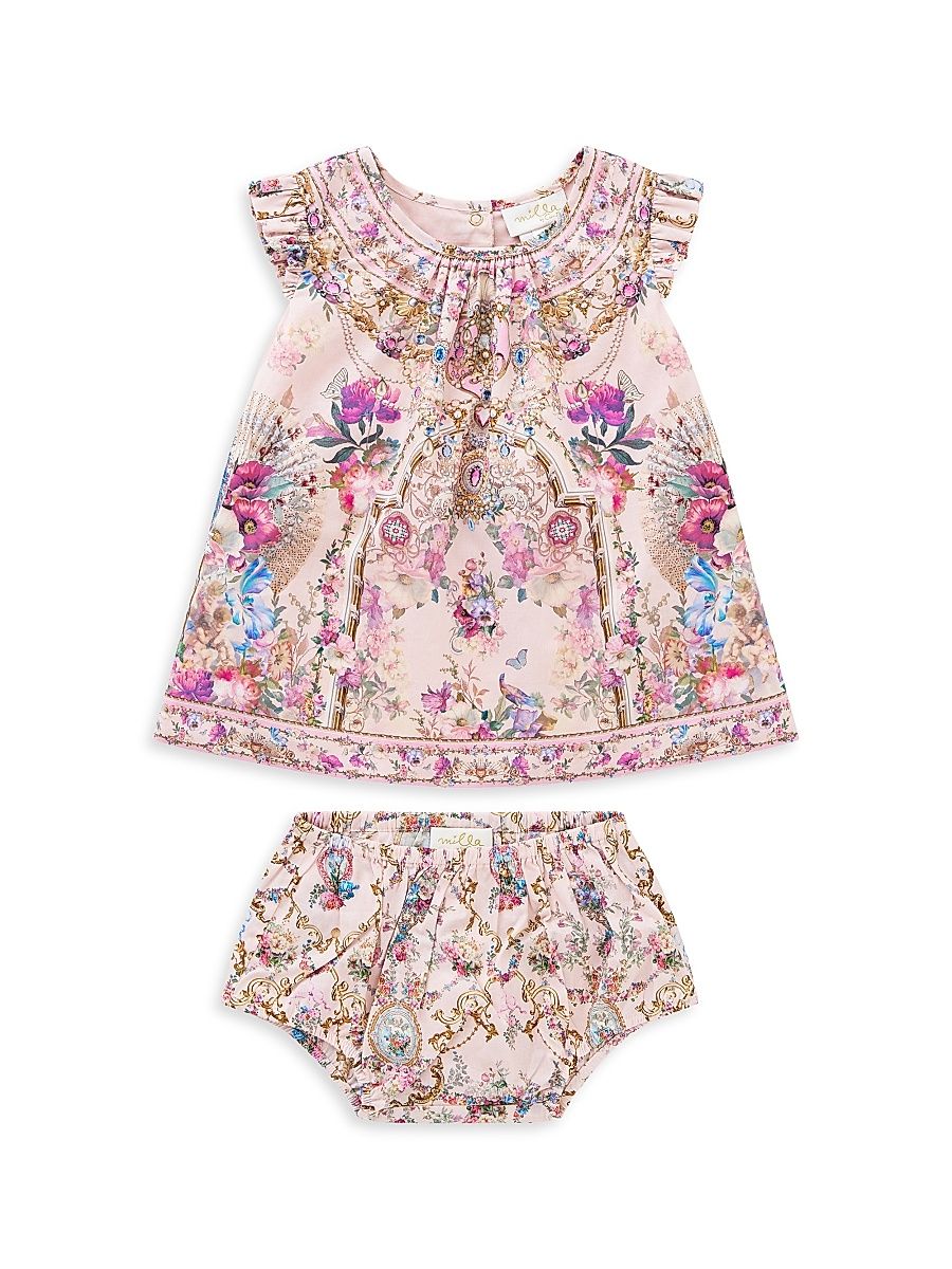 Baby Girl's & Little Girl's Cotton Top & Bloomers Set - Casa De Fieras - Size 2