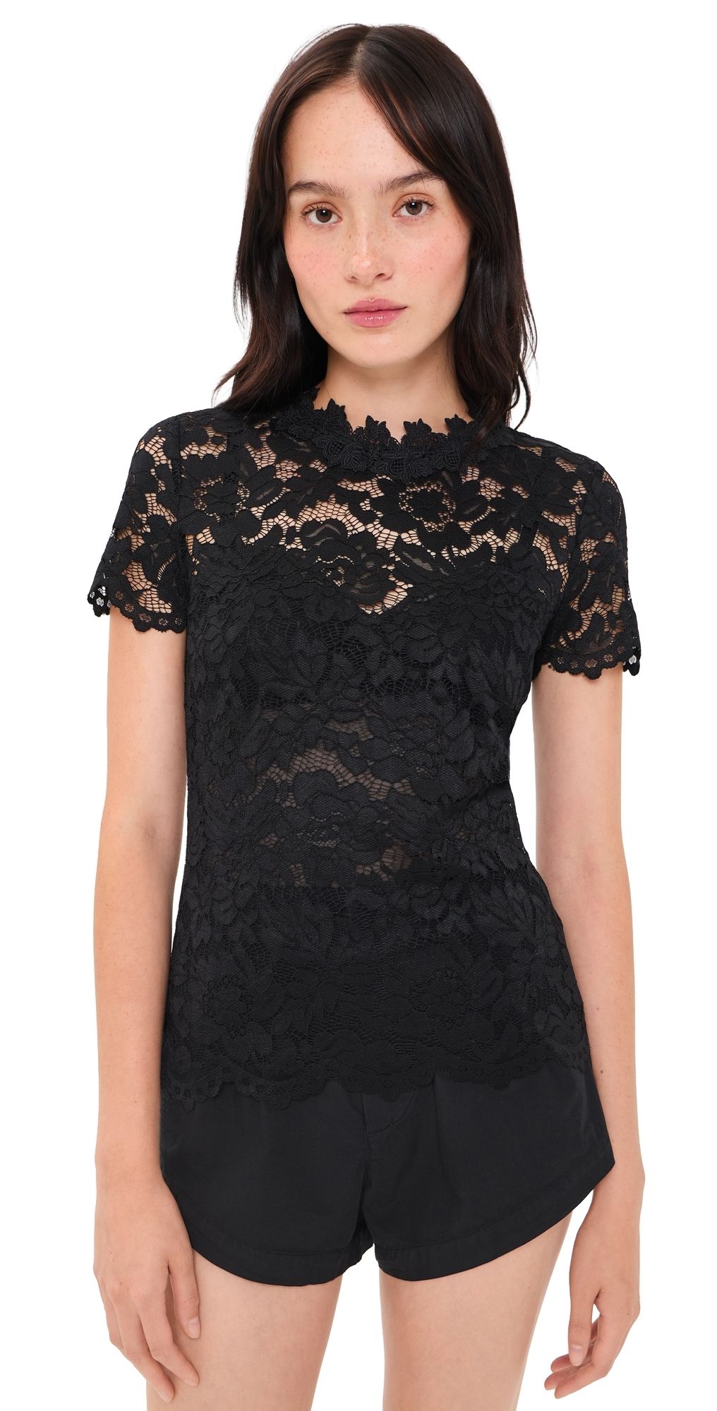 Generation Love Giada Lace Top Black L