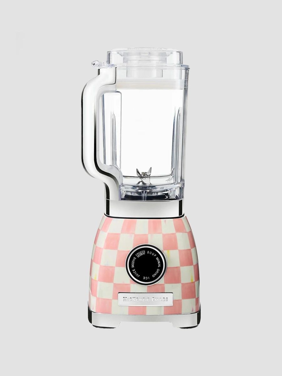 MacKenzie-Childs Rosy Check Blender