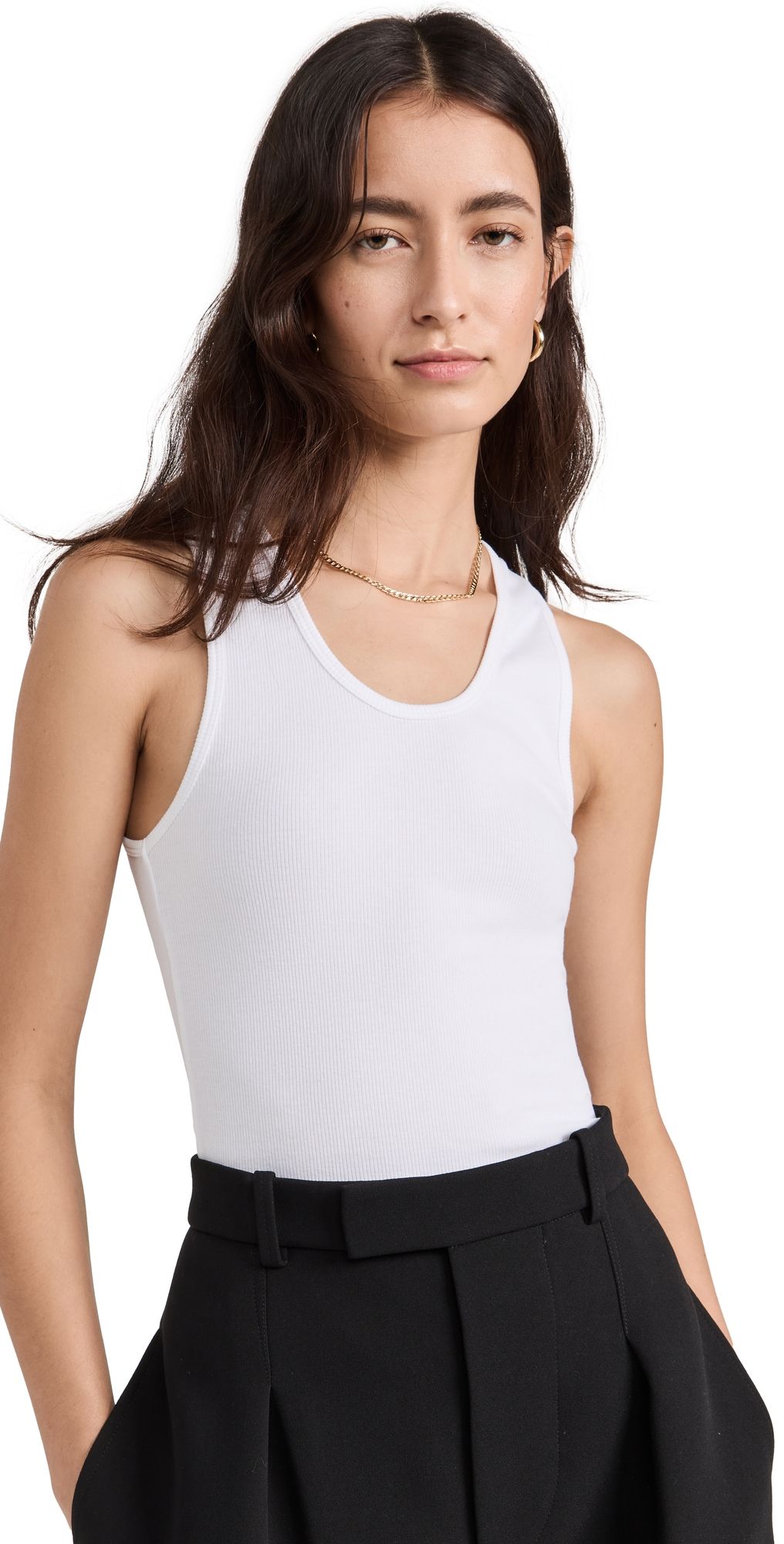 WARDROBE. NYC Ribbed Tank White XL