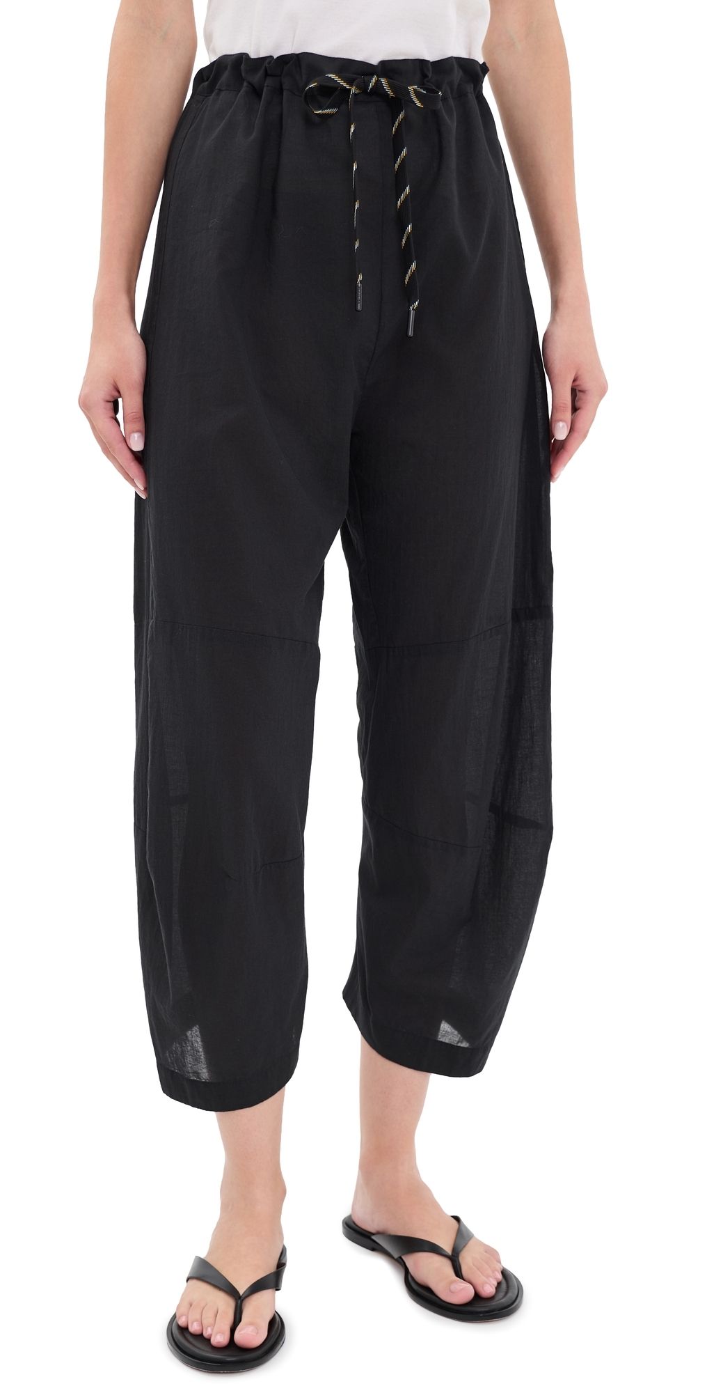 ROUCHA Pace Light Cotton Pants Black M