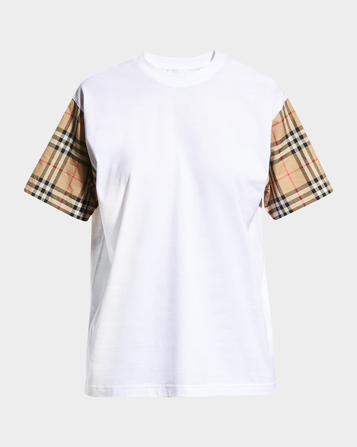 Oversized Vintage Check T-Shirt