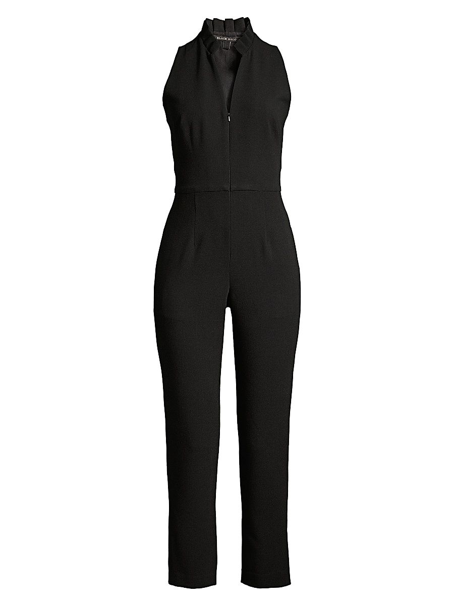 Women's Antoinette Sleeveless Jumpsuit - Black - Size 10