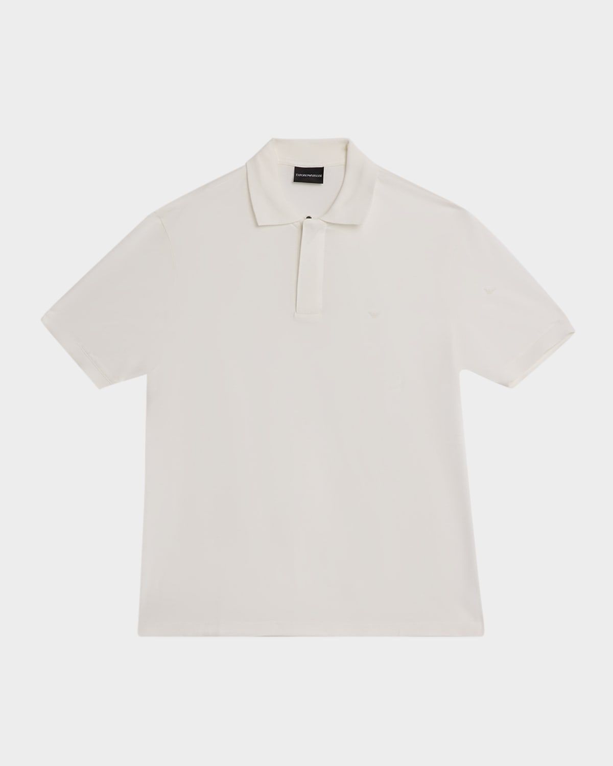 Men & apos;s Lyocell and Cotton Quarter-Zip Polo Shirt