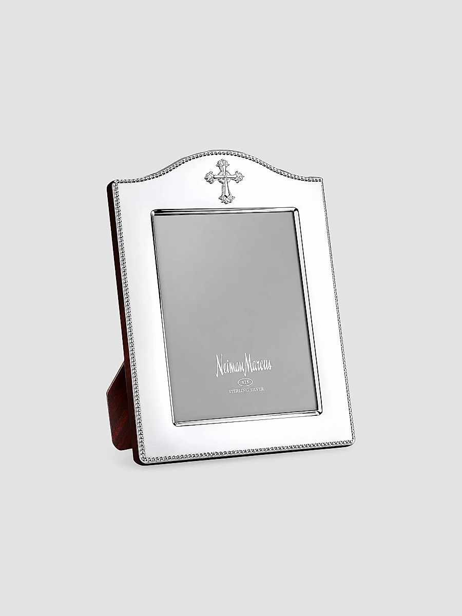 Cross 4" x 6" Sterling Silver Frame - Silver