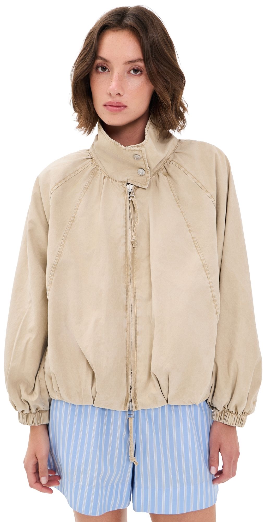 Free People Chelsea Jacket Oatmeal XS