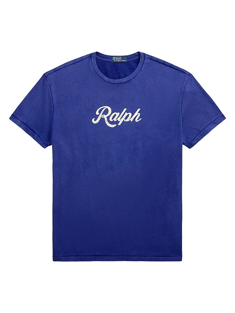 Men's Logo Cotton Jersey T-Shirt - Graphic Royal - Size XXL