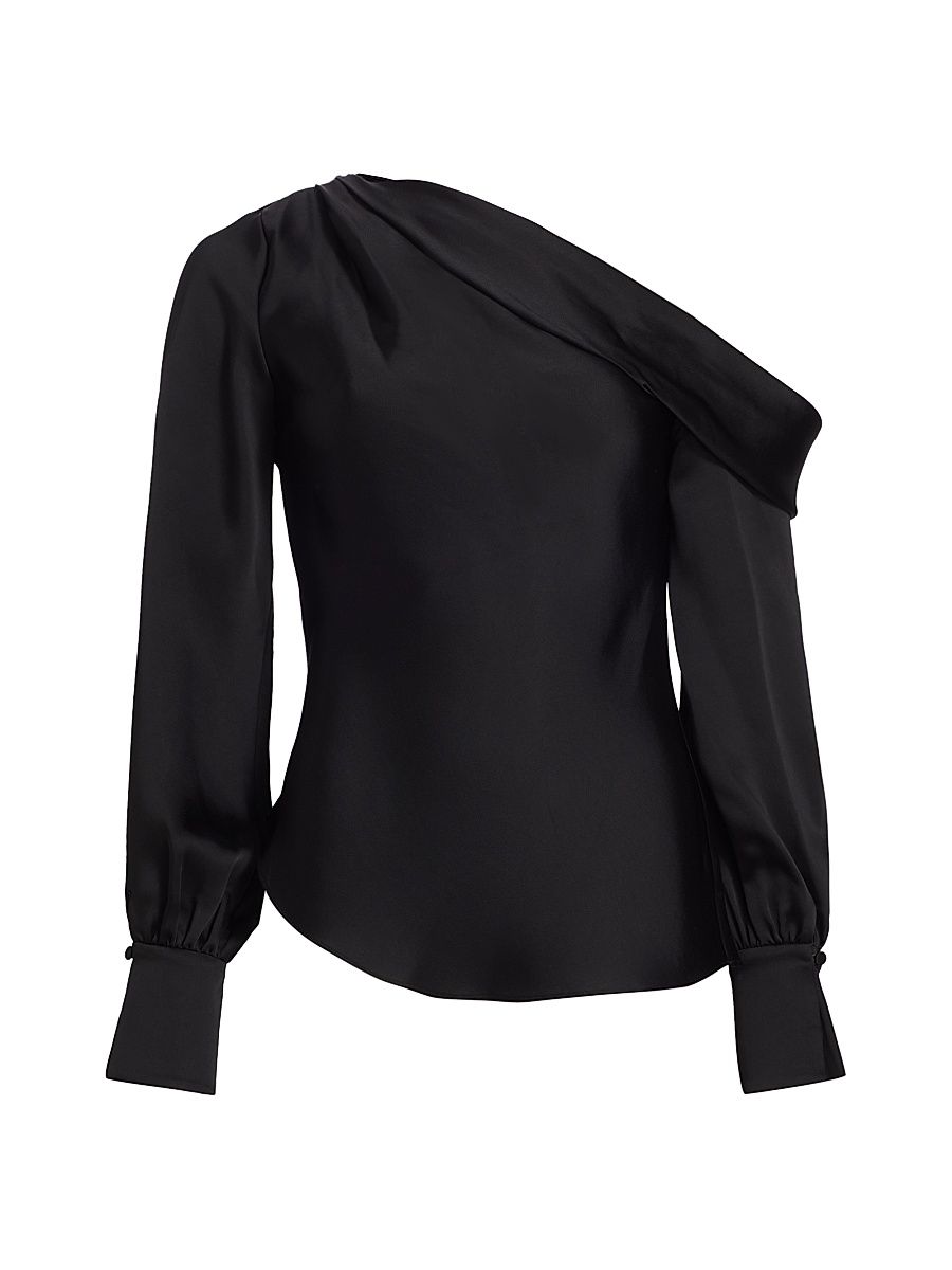 Women's Alice Off-The-Shoulder Top - Black - Size XL