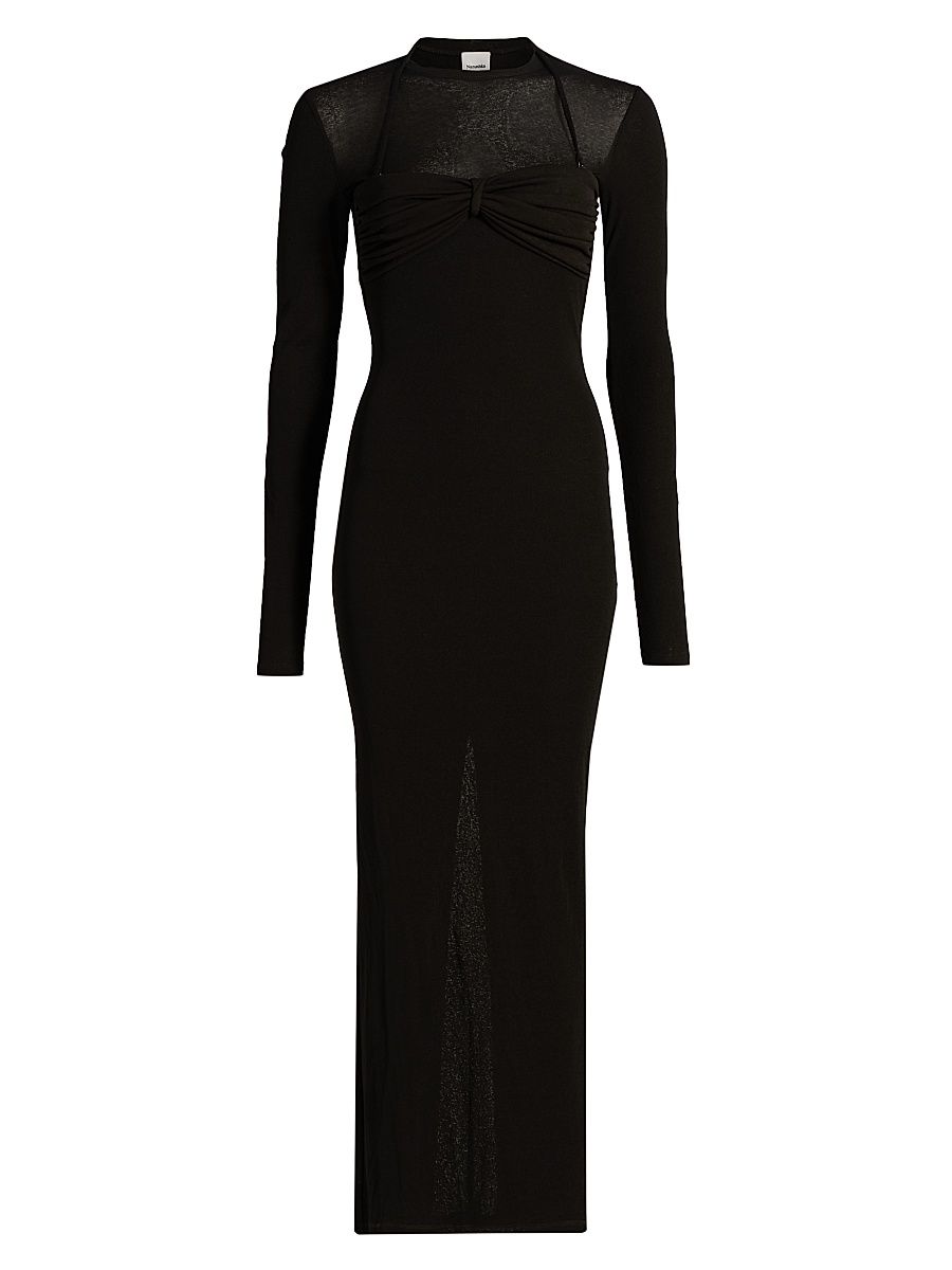 Women's Artemiz Bodycon Midi-Dress - Anthracite - Size XS