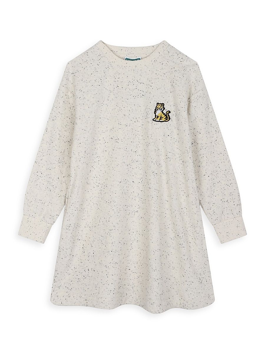 Little Girl's & Girl's Terry Towel Dress - Off White - Size 8