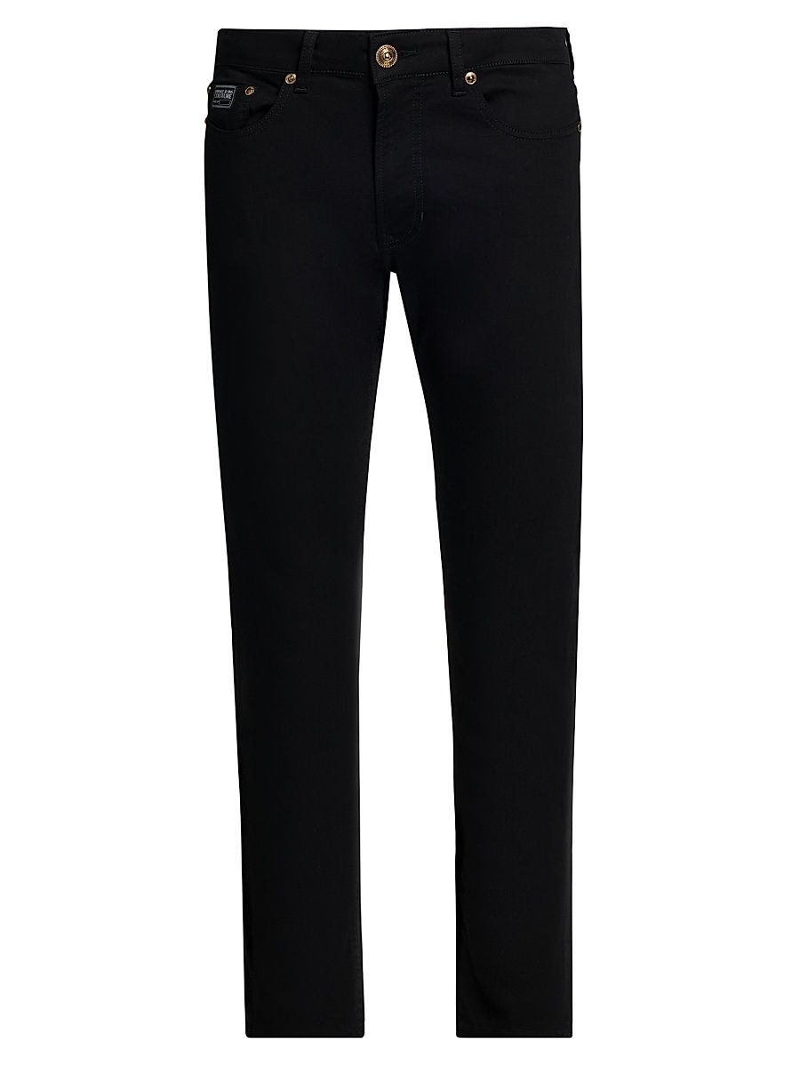 Men's Five-Pocket Skinny Jeans - Black - Size 32