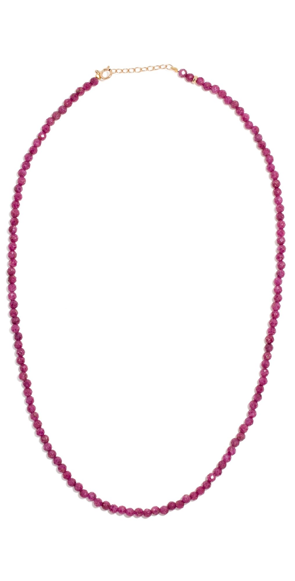 JIA JIA July Ruby Beaded Necklace Ruby One Size
