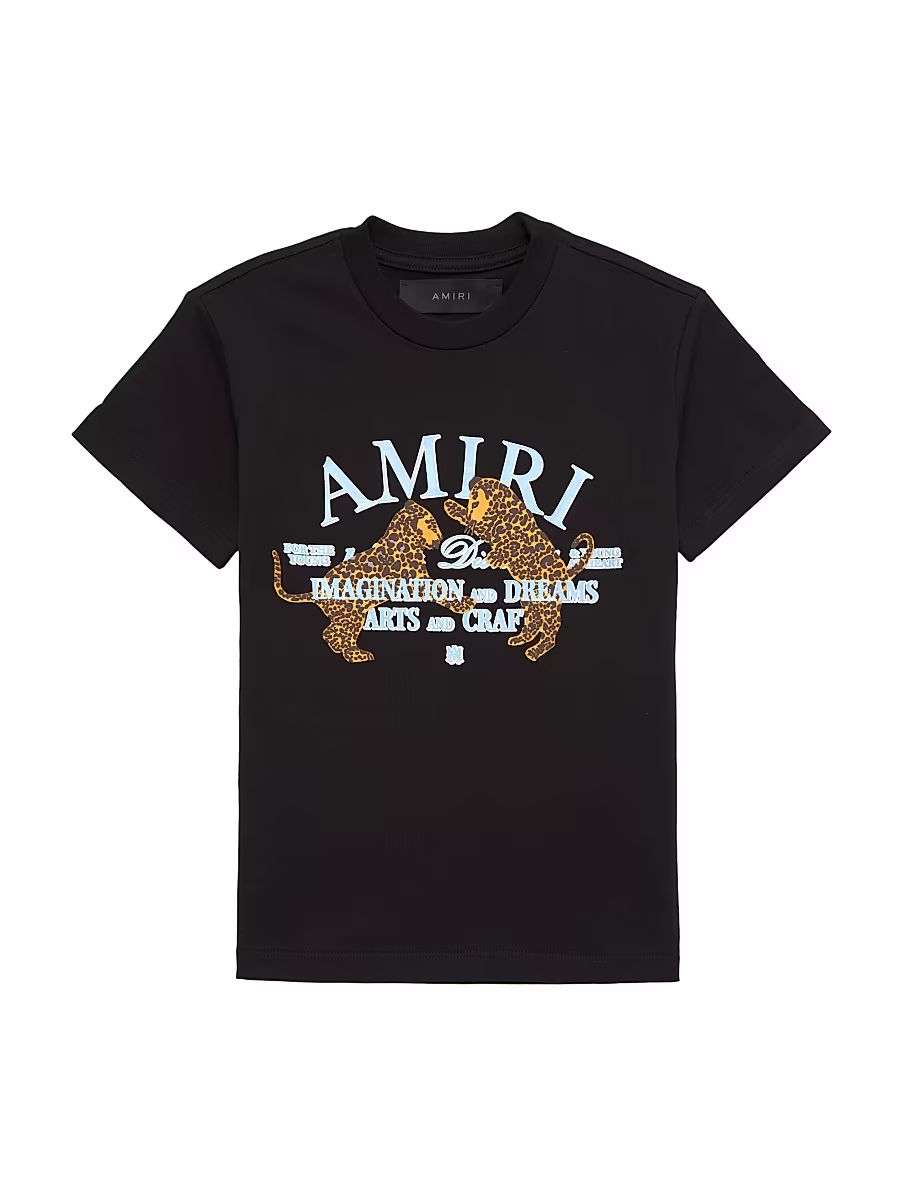 Little Kid's & Kid's Arts District Leopard T-Shirt - Black - Size 10