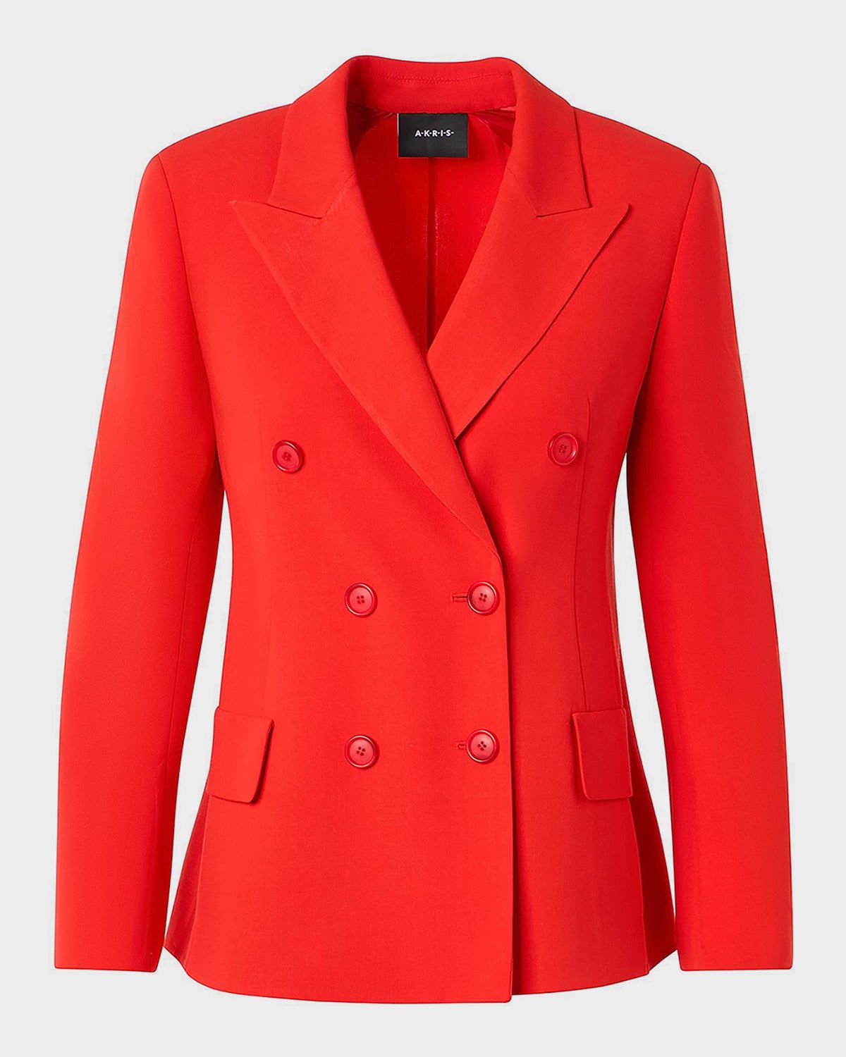 Azalea Wool Double-Breasted Blazer