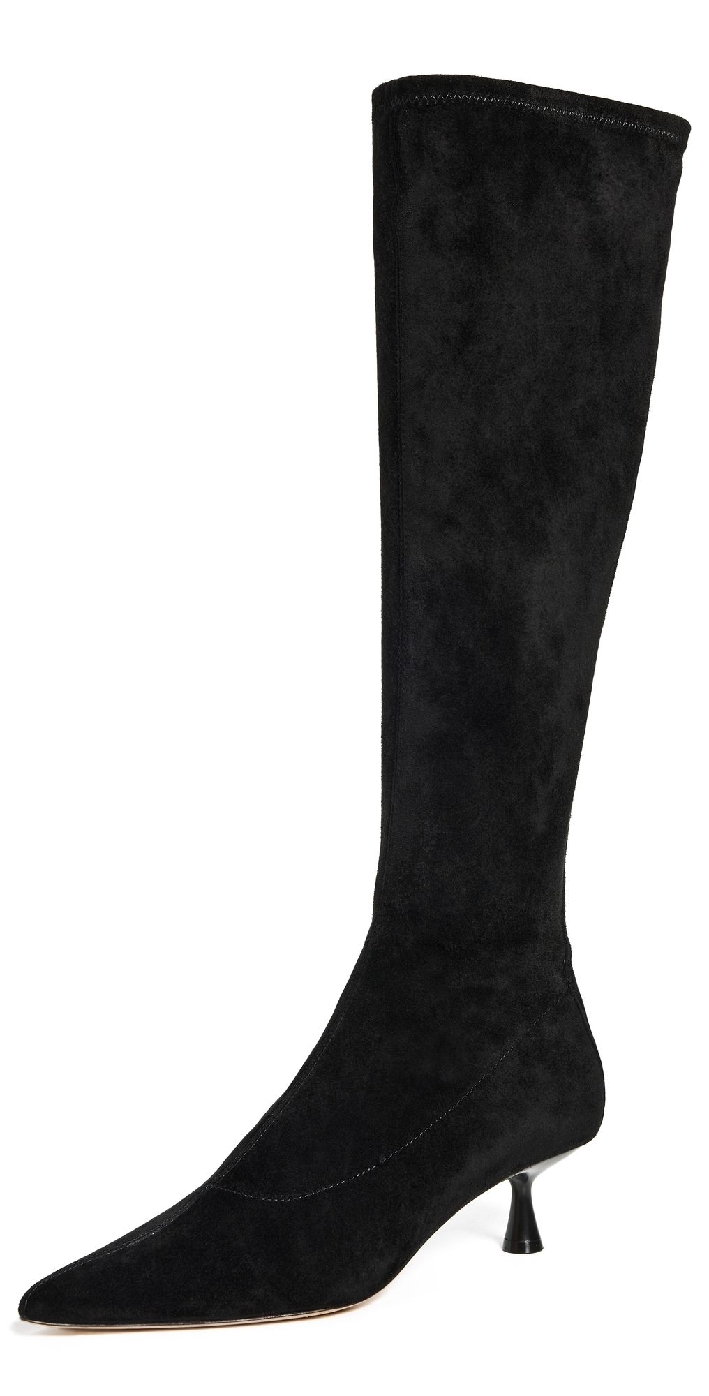 L'AGENCE Emilie Boots Black Suede 8