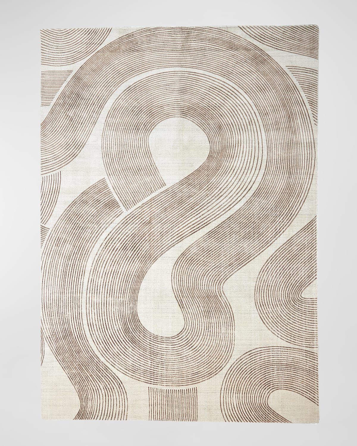 Wander Machine-Woven Rug, 9 & apos; x 12 & apos;