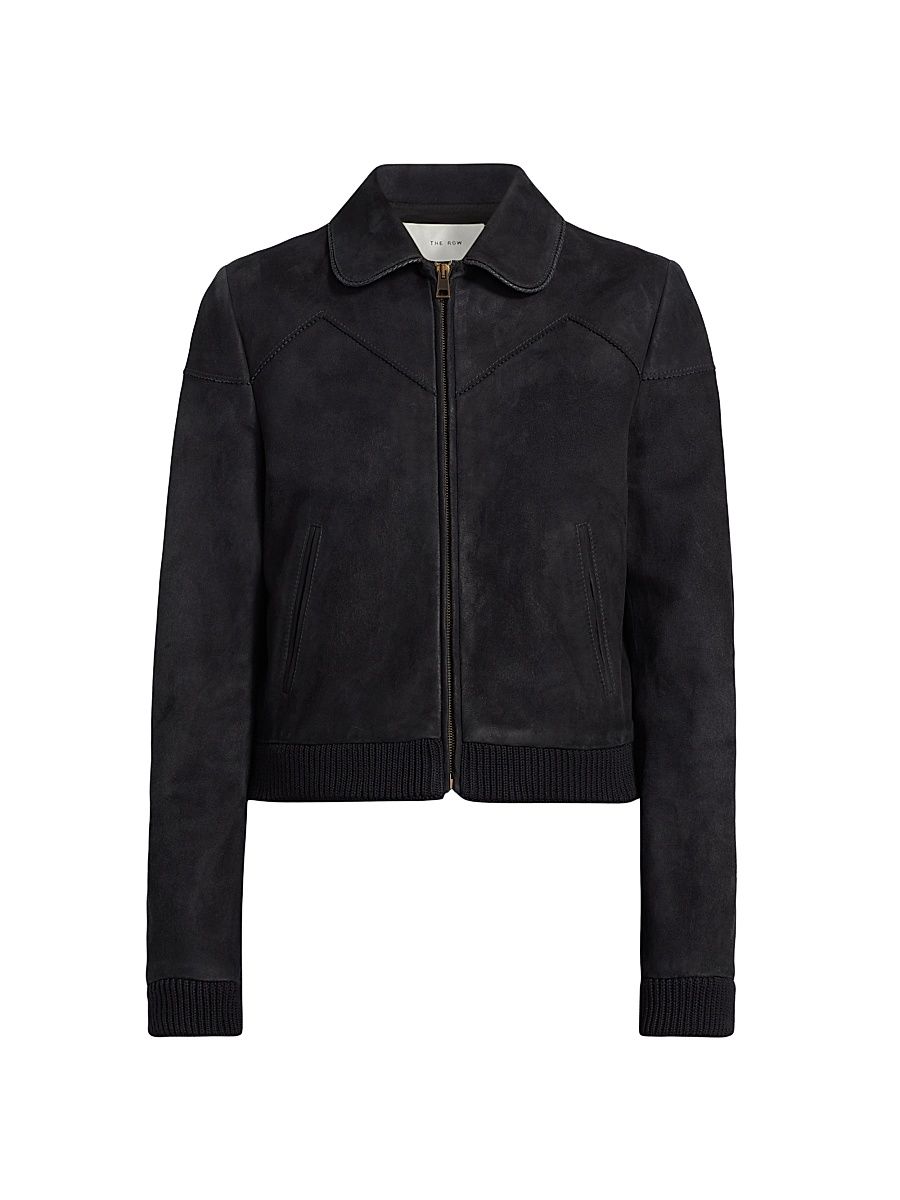 Women's Axelette Suede Jacket - Faded Black - Size 8