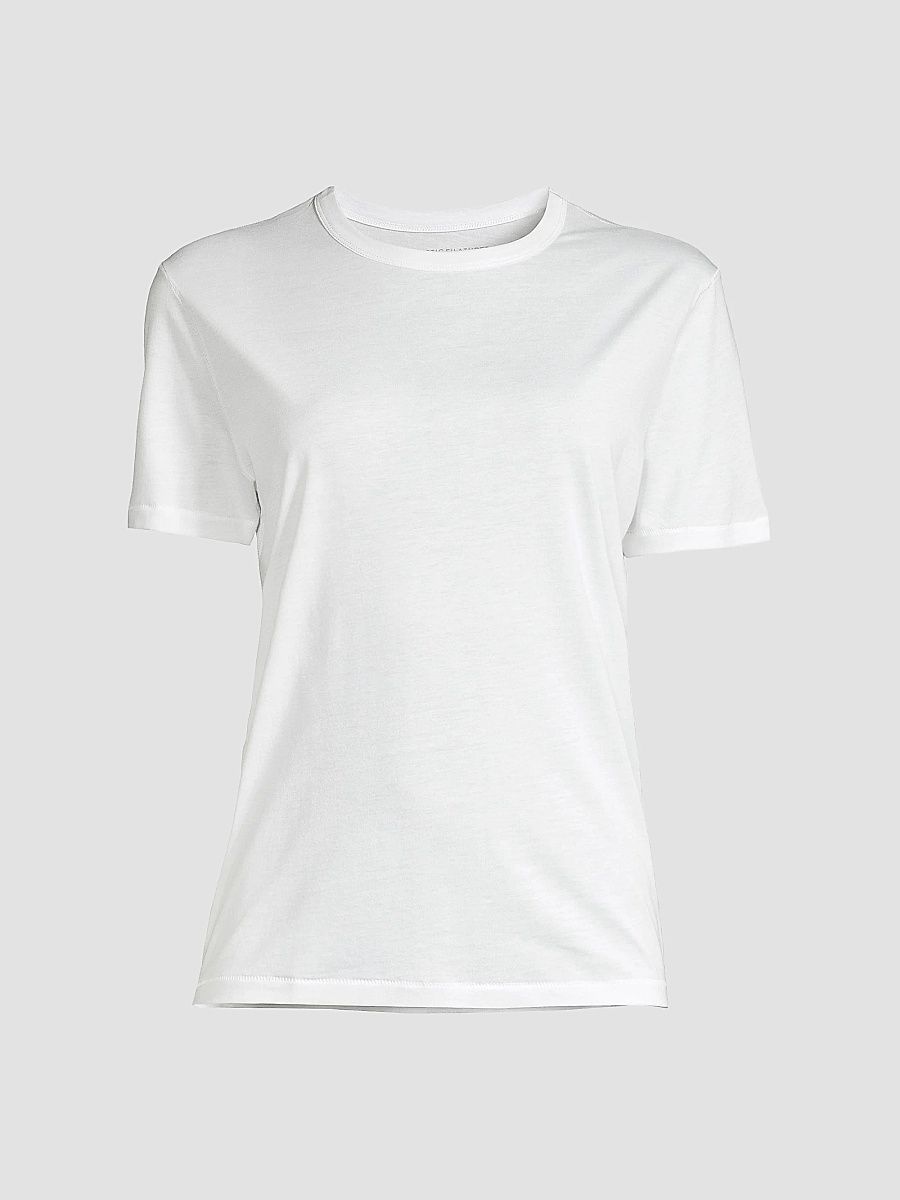 Majestic Filatures Women's Cotton Crewneck T-Shirt - White - Size XS