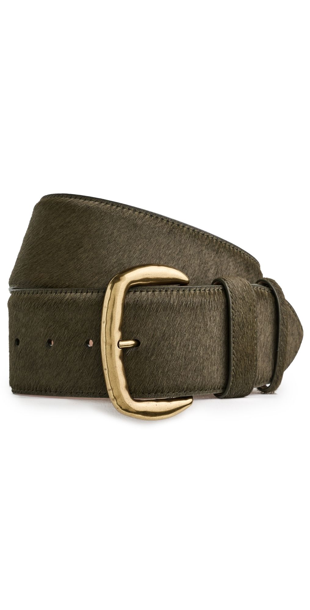 B-Low The Belt Arthur Haircalf Belt Olive/Brass M