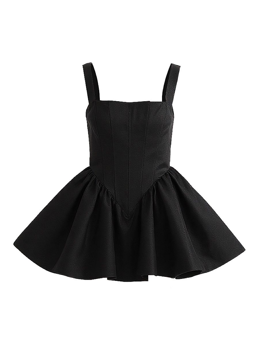 Girl's Andria Dress - Black - Size 13