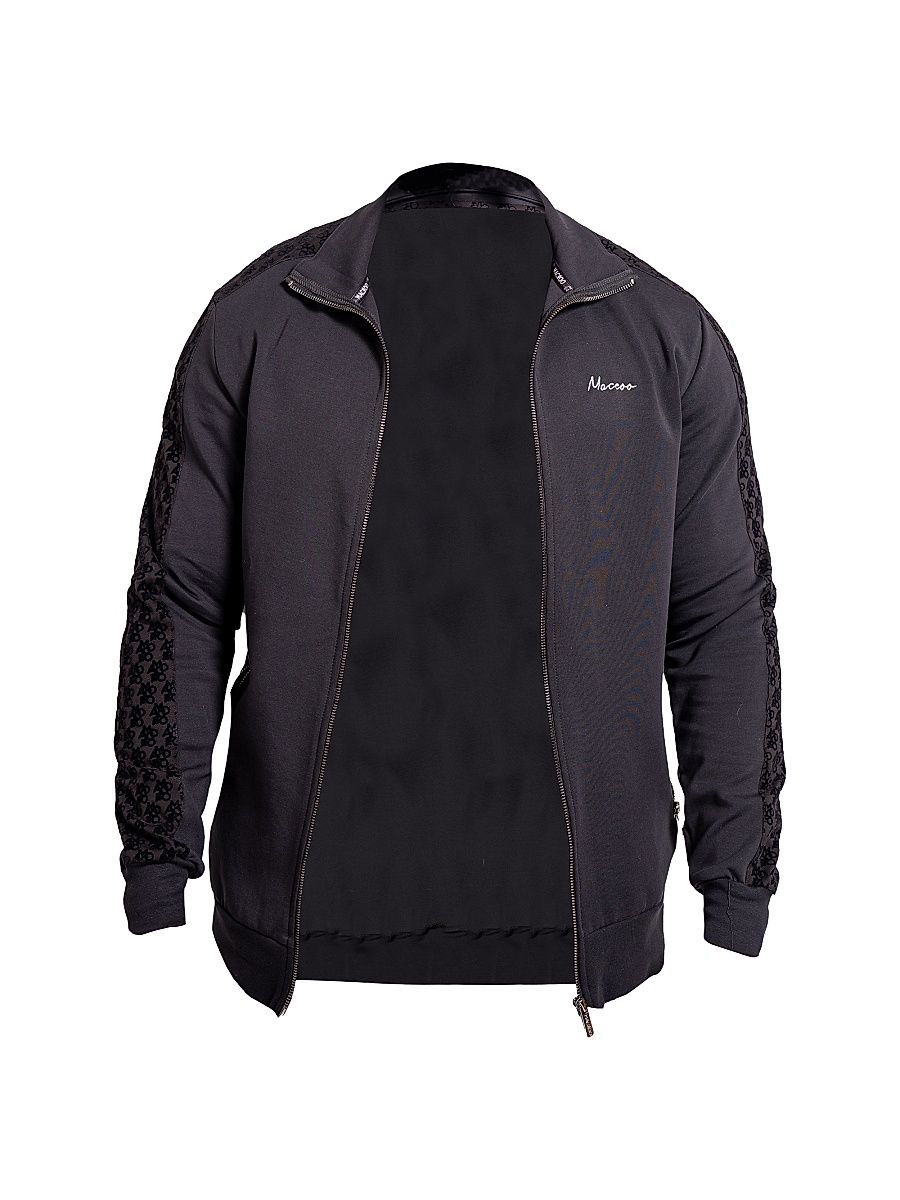 Men's Zipper Ascension Jacket - Black - Size XXXXL