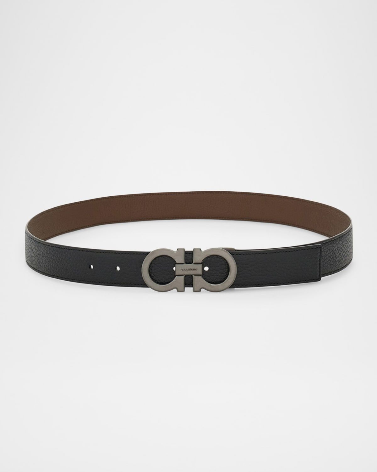 Men & apos;s Reversible Gancini-Buckle Belt