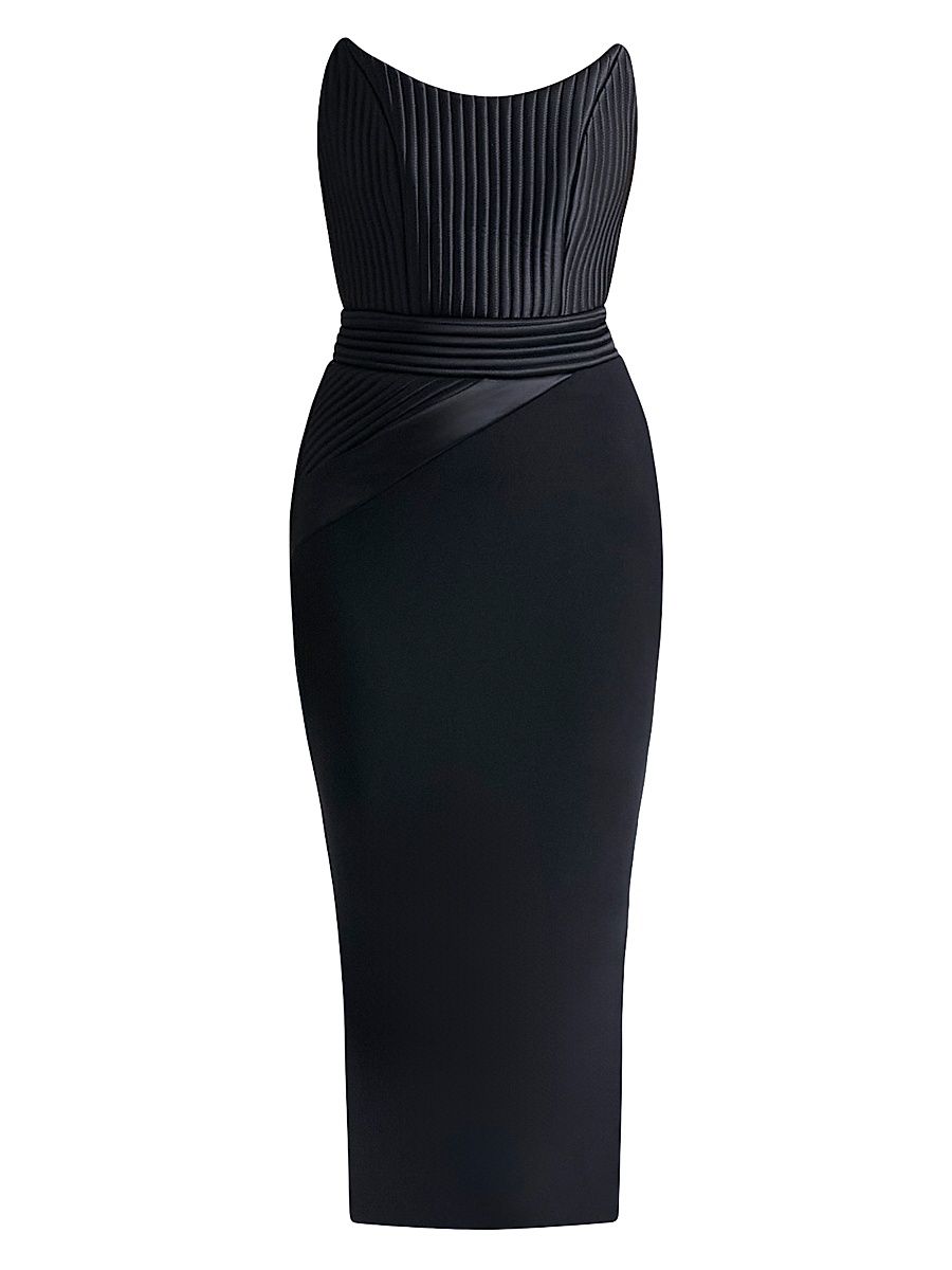 Women's Reine De Reinettes Midi-Dress - Black - Size 6