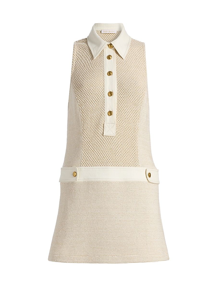 Women's Sarah Sleeveless Minidress - Sandstone Tweed - Size 14