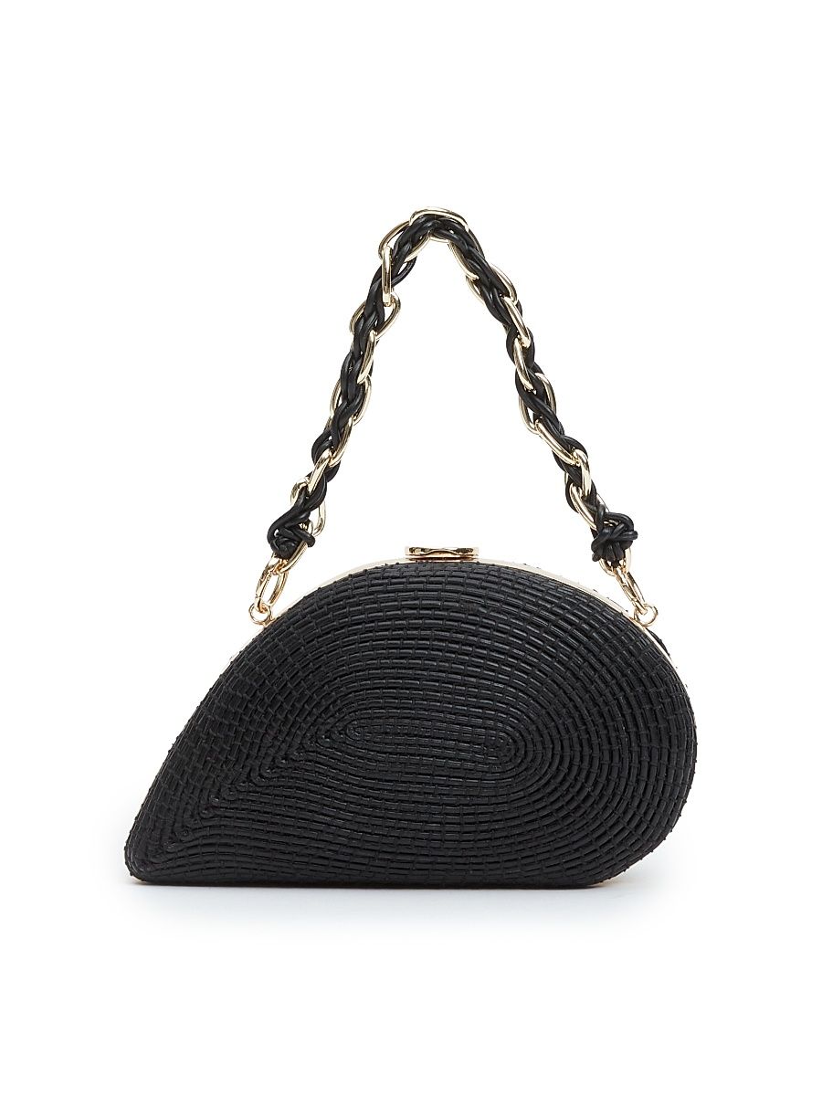 Women's Bridget Shell Clutch - Black