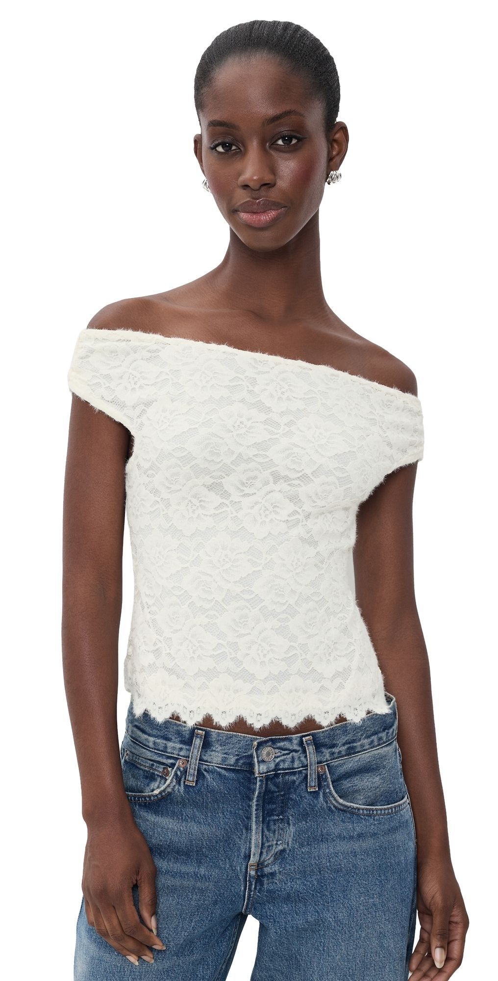 ASTR the Label Myranda Top Cream L