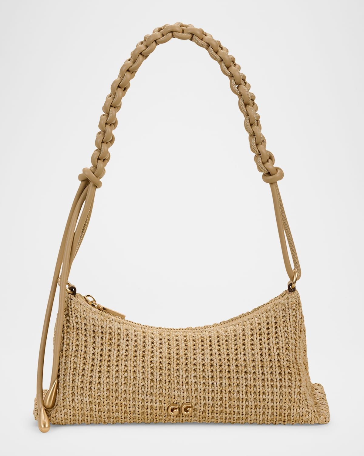 Osa Braided Zip Shoulder Bag