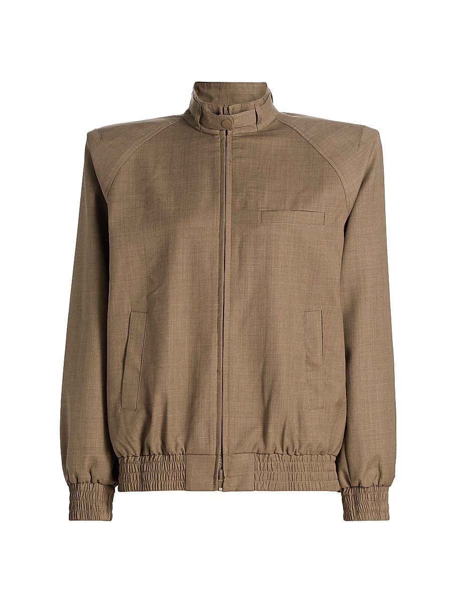 Women's Fariah Crosshatch Jacket - Mink - Size Large