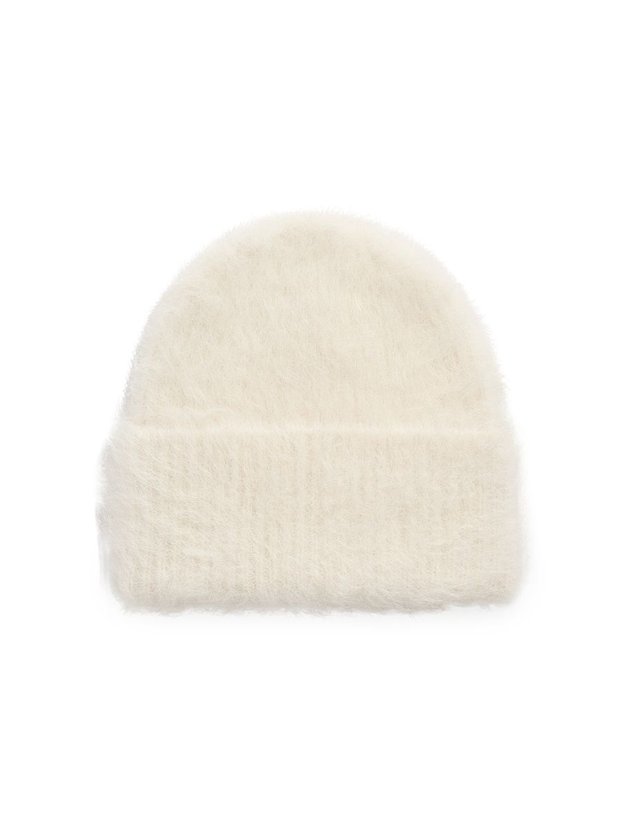 Toteme Women's Alpaca Rib-Knit Beanie - Milk
