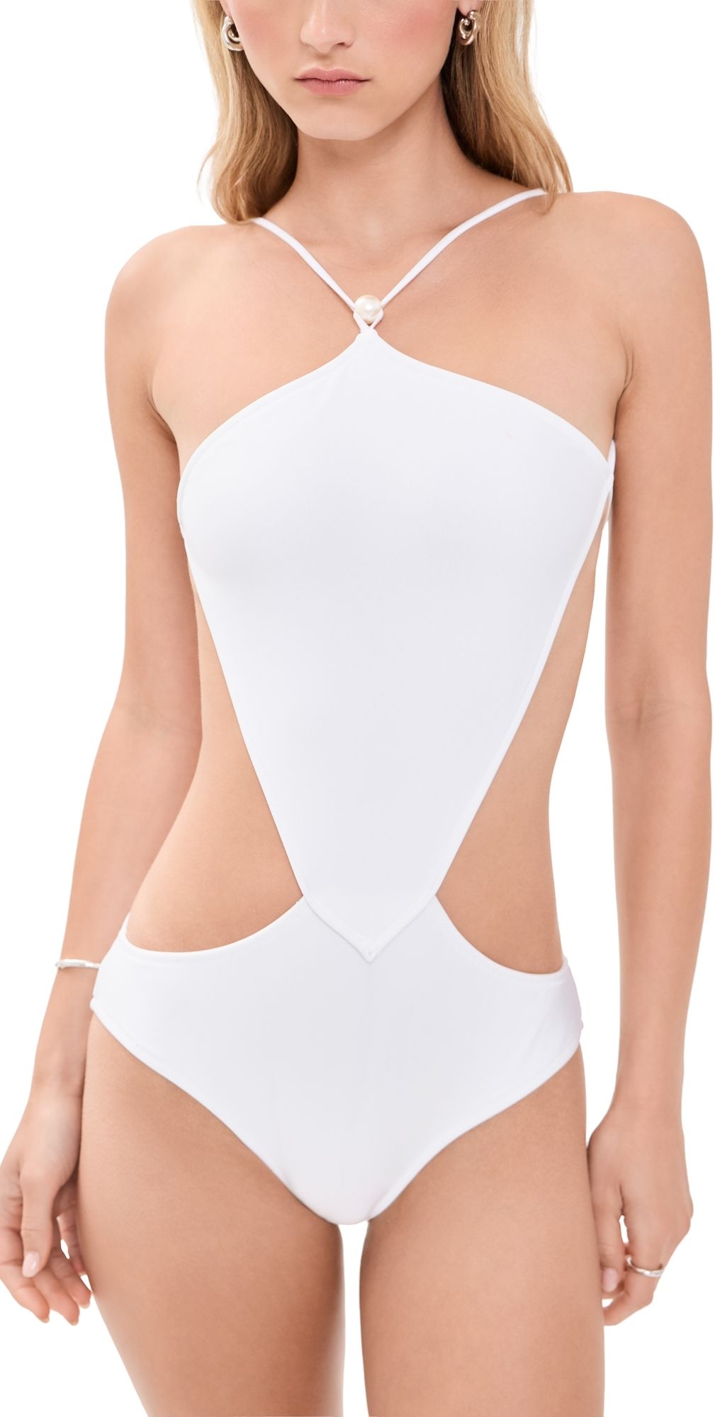 Bananhot Clio Pearl One-Piece Swimsuit White S