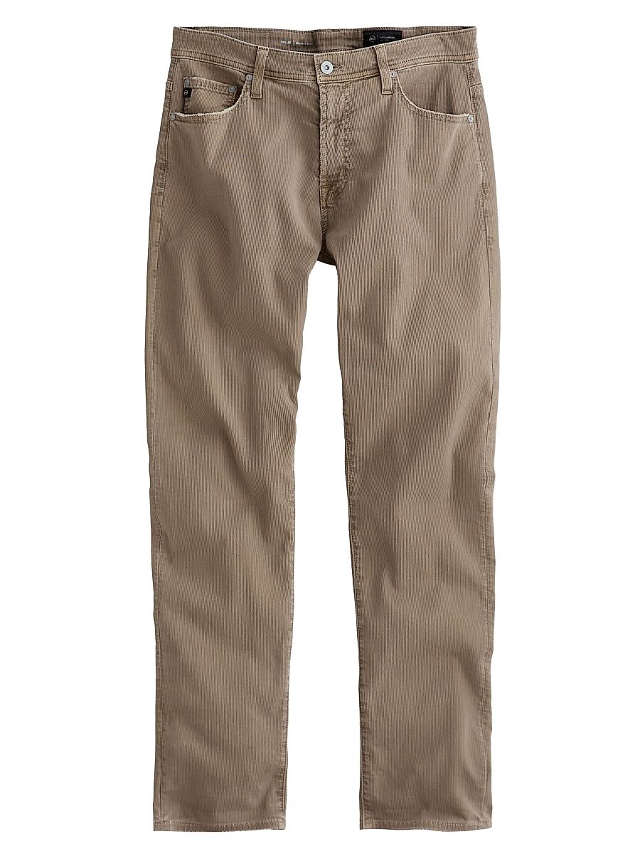 Men's Tellis Lightweight Corduroy Pants - Sulfur Industrial Taupe - Size 38