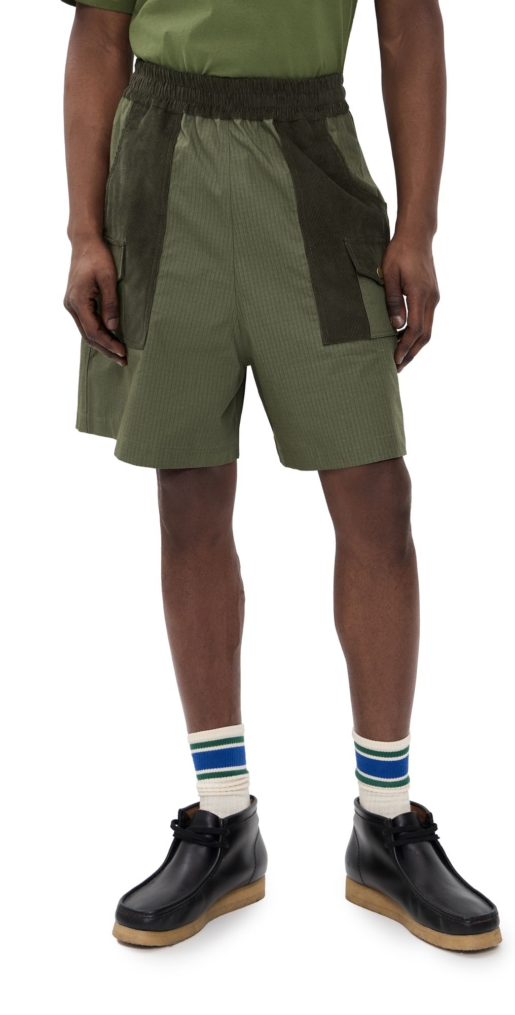 Nicholas Daley Scout Shorts Olive 32
