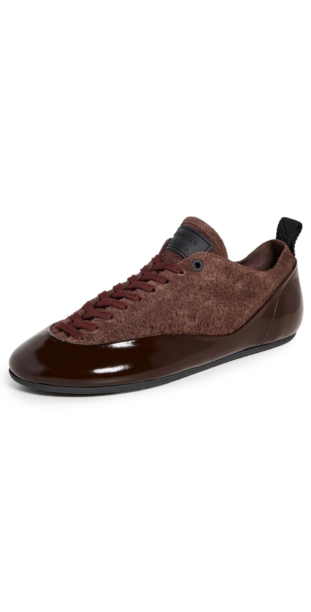 Proenza Schouler Arcadia Sneakers in Brushed Calf Suede Chocolate 36
