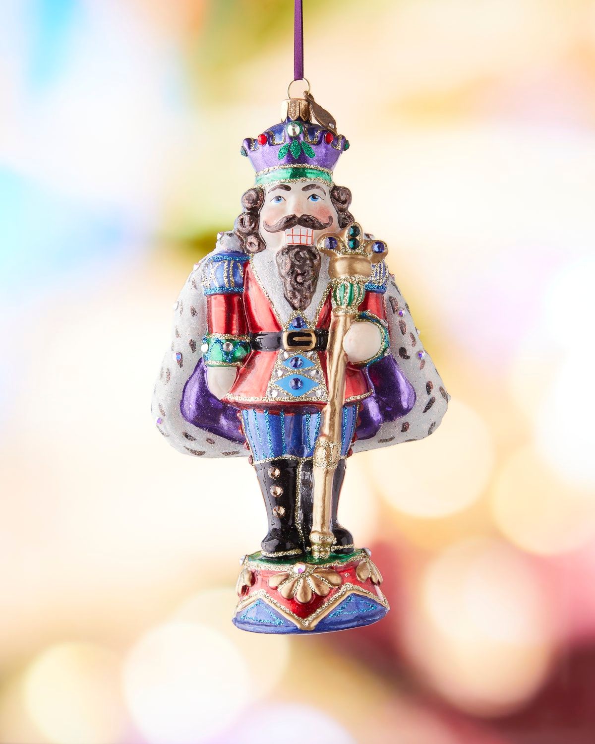 Fancy Nutcracker Christmas Ornament