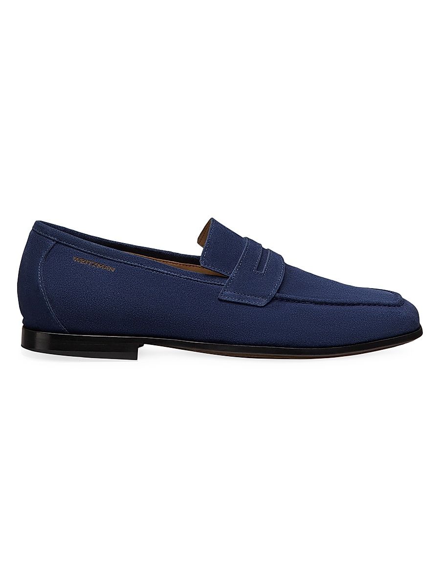 Men's SW Club Suede Penny Loafers - Blue - Size 13